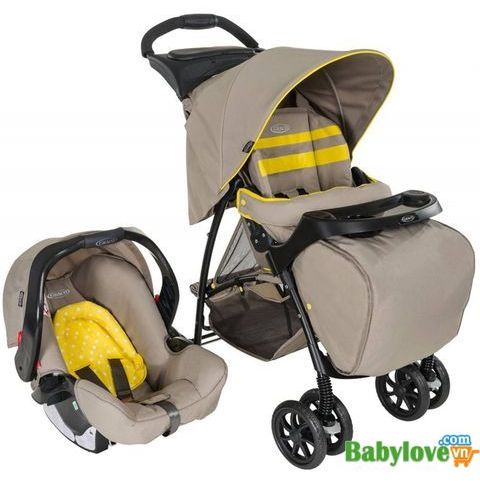 Xe đẩy trẻ em Travel System Graco Mirage+ Neon Sand 1913179