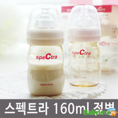 Bình sữa Spectra 160ml có núm ti PESU-CSB991