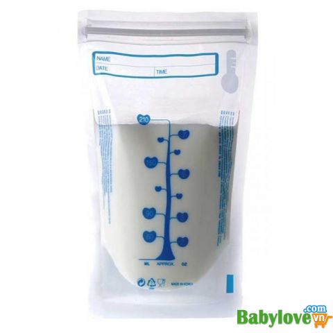 Bộ 20 túi trữ sữa cảm ứng nhiệt Unimom UM870114 - Loại 210ml