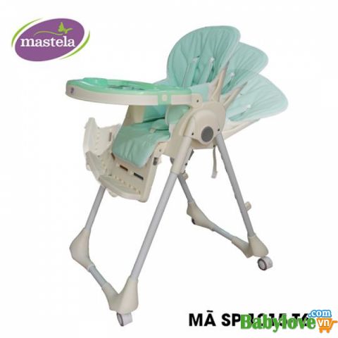 Ghế ngồi ăn cao Mastela MSTL-1015-A-PU T6 màu xanh lá cây