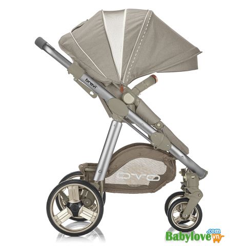 Xe Đẩy Hai Chiều Brevi Ovo Jogger BRE728-298 (Ghi)