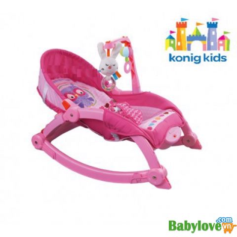 Ghế nằm trẻ em Konig Kids KK63560P màu hồng