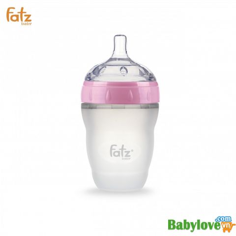 Bình sữa Silicon Fatz Baby 240ml FB0240C-H - Màu Hồng