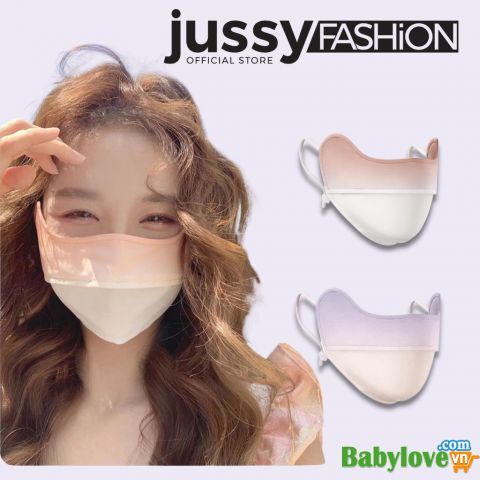 Khẩu Trang Vải Chống Nắng Tia UV UPF 50+ Jussy Official Sang Chảnh Mỏng Mát Dễ Phối Đồ Unisex Nam Nữ Đều Thích Hợp