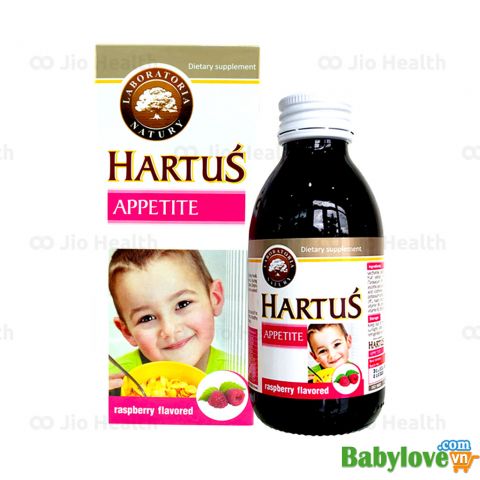 Siro ăn ngon cho bé Hartus Appetite 150ml - cho trẻ từ 6 tháng giúp hết biếng ăn, ăn nhanh hơn