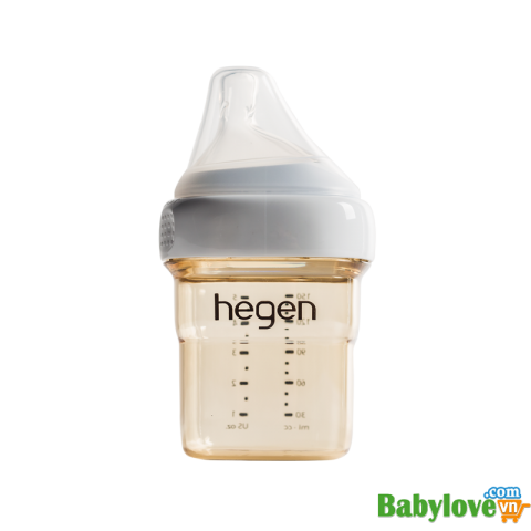 Bình sữa Hegen PPSU 150ml núm từ size S từ 1 – 3 tháng