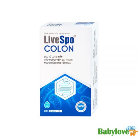 LiveSpo COLON - Bào Tử Lợi Khuẩn Cho Người Viêm Đại Tràng, Người Rối Loạn Tiêu Hóa