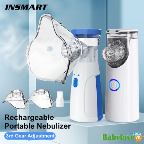 INSMART Máy xông khí dung cầm tay Nebulizer Cầm Tay Cho Bé Và Người Lớn