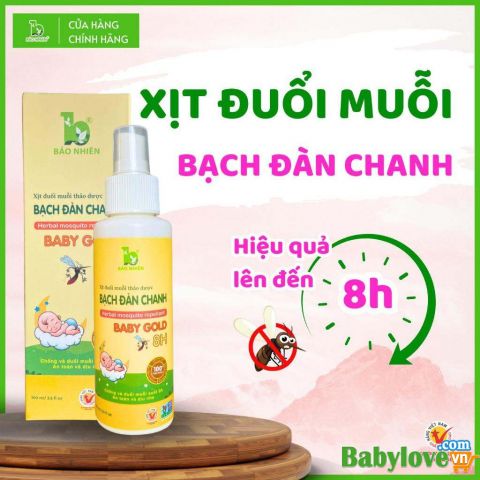 Chai xịt đuổi muỗi bạch đàn chanh Bảo Nhiên 100ml