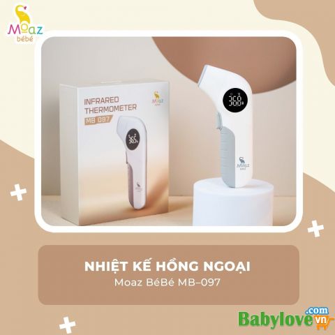 Nhiệt kế hồng ngoại Moaz BéBé MB – 097 (không bao gồm pin)