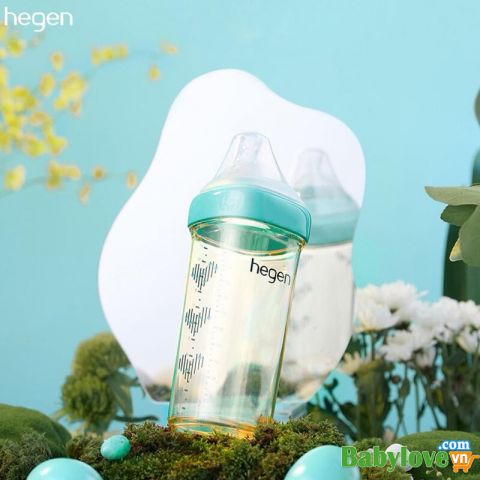 Bình sữa Hegen PPSU 330ml núm ti size L trên 6 tháng