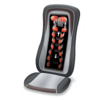 Đệm ghế massage 3d hồng ngoại lưng cổ MG300 - Đen