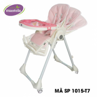 Ghế ngồi ăn cao Mastela MSTL-1015-A-PU T7 màu hồng