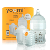 Bộ bình sữa PP cao cấp Yoomi và củ hâm sữa tự động (bình 140ml) Y15B1WP