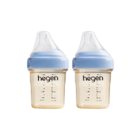 Bộ 2 Bình sữa Hegen PPSU 150ml núm từ size S từ 1 – 3 tháng, Blue