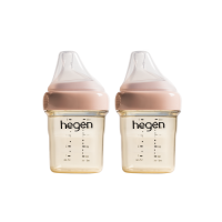 Bộ 2 Bình sữa Hegen PPSU 150ml núm từ size S từ 1 – 3 tháng, Pink
