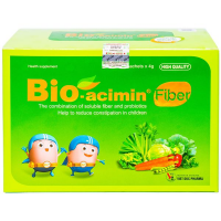 Cốm vi sinh Bio acimin Fiber bổ sung chất xơ tự nhiên cải thiện tình trạng táo bón 10 gói ( Bio Acimin) [CLONE]