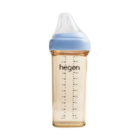 Bình sữa Hegen PPSU 330ml núm ti size L trên 6 tháng, Blue