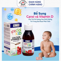 Special Kid Calcium Vitamine D - bổ sung Canxi và Vitamin D - 125ml Vị Dâu Không có đánh giá