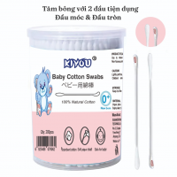 Tăm bông sơ sinh A315 Kiyou Hồng