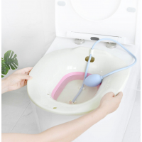 Chậu xông vùng kín sau sinh loại gấp gọn kèm vòi xịt