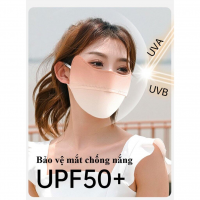 Khẩu Trang Vải Chống Nắng Tia UV UPF 50+ Jussy Sang Chảnh Mỏng Mát Dễ Phối Đồ Unisex Nam Nữ Đều Thích Hợp [CLONE] [CLONE]