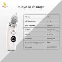 Máy hút mũi điện tử Moaz Bébé MB-095 MB095 có nhạc cho bé và người lớn