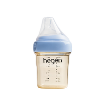 Bình sữa Hegen PPSU 150ml núm từ size S từ 1 – 3 tháng, Blue