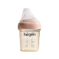 Bình sữa Hegen PPSU 150ml núm từ size S từ 1 – 3 tháng, Pink