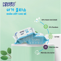 Khăn ướt Kiyou cao cấp cho bé không mùi,  A242 1 Bịch