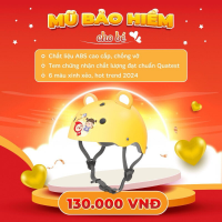Nón bảo hiểm cho bé từ 4 tuổi - Mũ bảo hiểm cho bé gái bé trai BioAmicus
