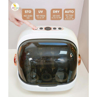 Máy úp bình sữa bản mới, tiệt trùng sấy khô tia UVC Moaz BéBé MB044 PLUS bảo hành chính hãng 1 năm