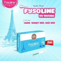 Hộp Xanh / Nước muối ưu trương Fysoline - chuyên hỗ trợ giảm nghẹt mũi cho bé - Hàng Pháp SHC