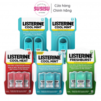 Miếng Ngậm Thơm Miệng Listerine 24 miếng - Kẹo lá ngậm thơm miệng Cool Mint / Fresh- Xịt miệng listerin [CLONE]